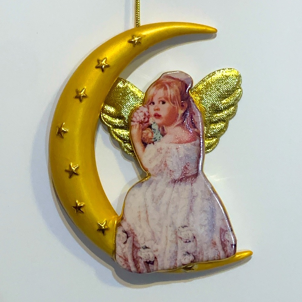 Angel moonbeam stars Bradford Exchange ornament